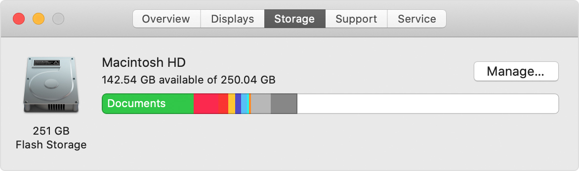 how much space do you need for fortnite mac